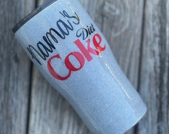 Personalized Diet Cola Glitter Cup - custom - soda lover