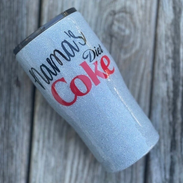 Personalisierte Diet Cola Glitzer Tasse - custom - Soda lover