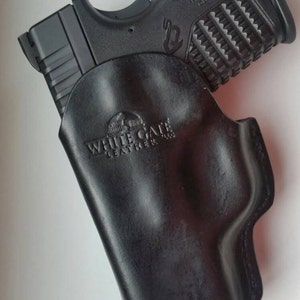 IWB Concealed Carry Springfield XDS Leather Holster image 5