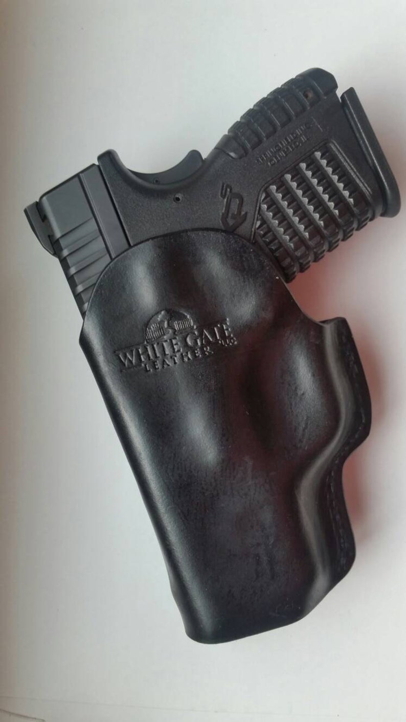 IWB Concealed Carry Springfield XDS Leather Holster image 5