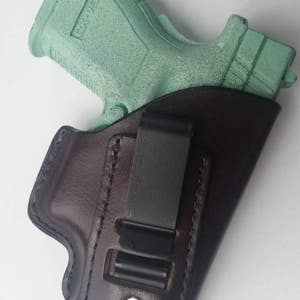 IWB Concealed Carry Springfield XD 40 Sub-Compact Leather Holster image 1