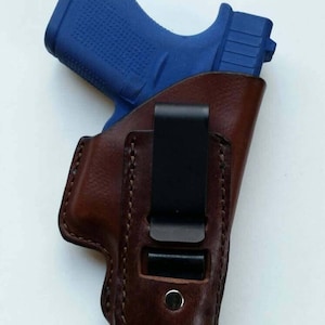 IWB Concealed Carry Glock 42 Leather Holster