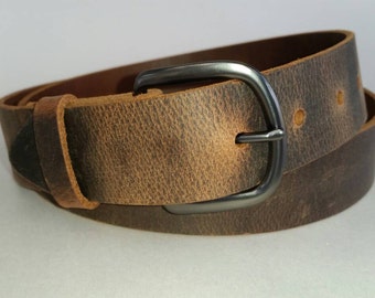 1-1/2" Full Grain Water Buffalo  Leather Belt