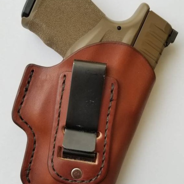 IWB Concealed Carry Springfield Hellcat Leather Holster