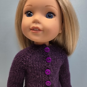 Sweater Time for Your 14.5" Doll like American Girl Wellie Wisher or 15" Ruby Red Fashion Dolls