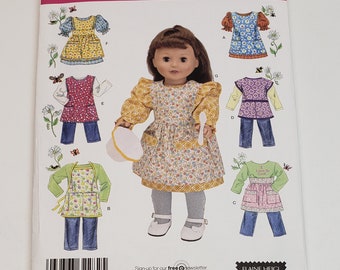 Simplicity Sewing Pattern #2761 for 18" Dolls