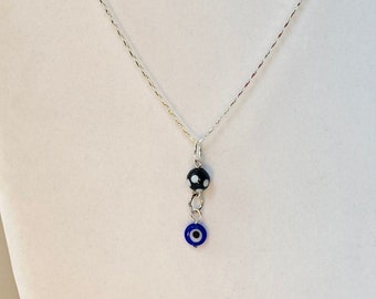 Ahnk evil eye contadiodjo necklace
