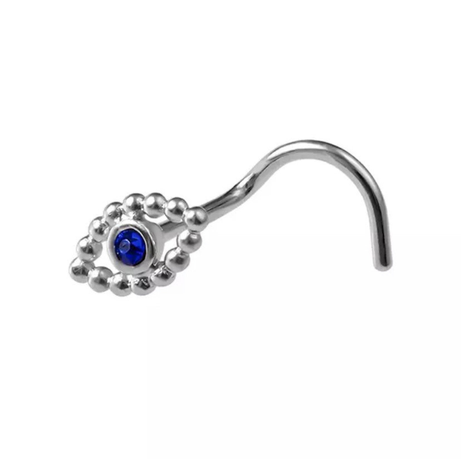 evil eye nose piercing