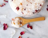 Orange Peel Rose Bath Salts Soak | All Natural Herbal Himalayan Bath-Salts, Patchouli Ylang Ylang Bergamot
