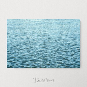 Large Ocean Print Serene Wall Art Print Blue Water Tropical Print Ocean Waves Modern Coastal Art Ocean Wall Art Print image 7