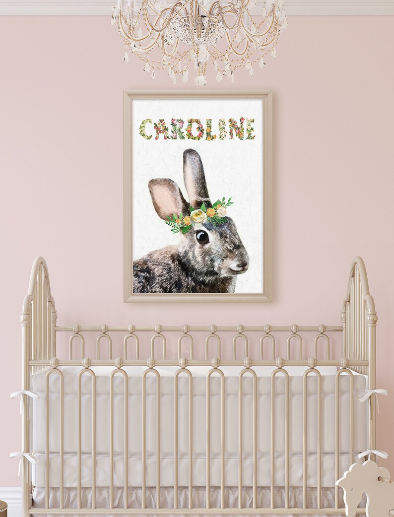 bunny decor for nursery
