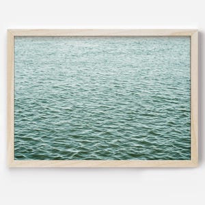 Großer Ozean-Druck-ruhiger Wand-Kunst-Druck Blaues Wasser-tropischer Druck Ozeanwellen Moderne Küstenkunst-Ozean-Wand-Kunst-Druck