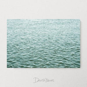Large Ocean Print Serene Wall Art Print Blue Water Tropical Print Ocean Waves Modern Coastal Art Ocean Wall Art Print image 6