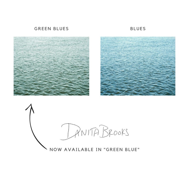 Ocean photography print by Danita Brooks Studio choose of 2 tones