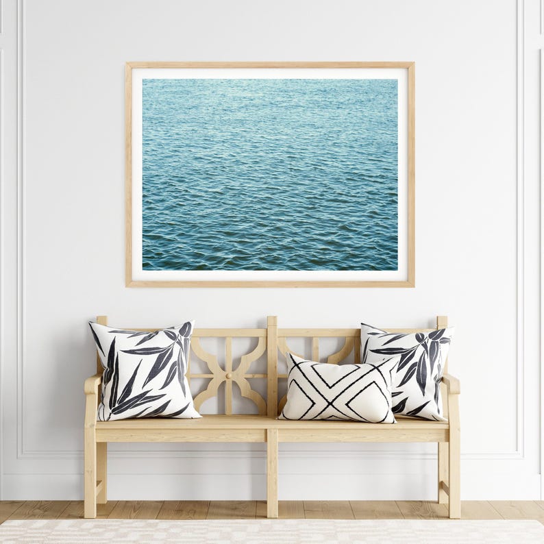 Ocean photography print by Danita Brooks Studio in Blues