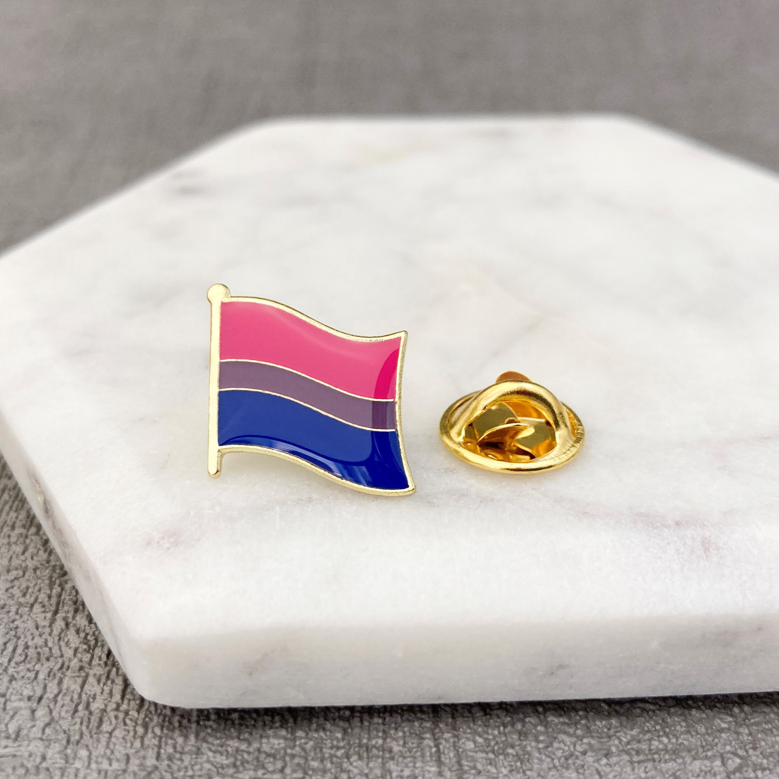 Bisexual Pride Gift Set: Lanyard, Wristband & Flag Pin - Etsy