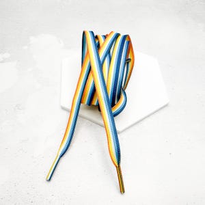 LGBT Regenbogen Pride Schnürsenkel: 120 cm Länge für Trainer Event Outfit