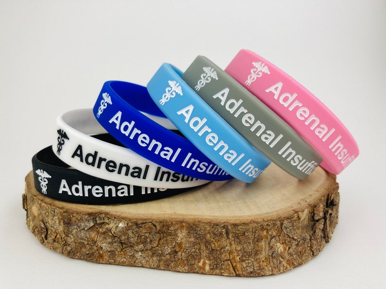 Adrenal Insufficiency Bracelet Medical ID Addison's Band Etsy