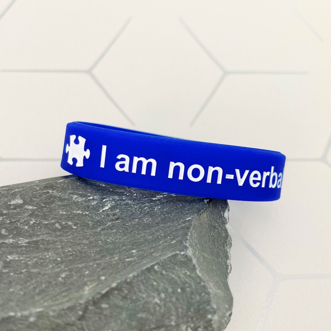Kids Autism Wristband Non Verbal Medical Bracelet Autistic Etsy Australia