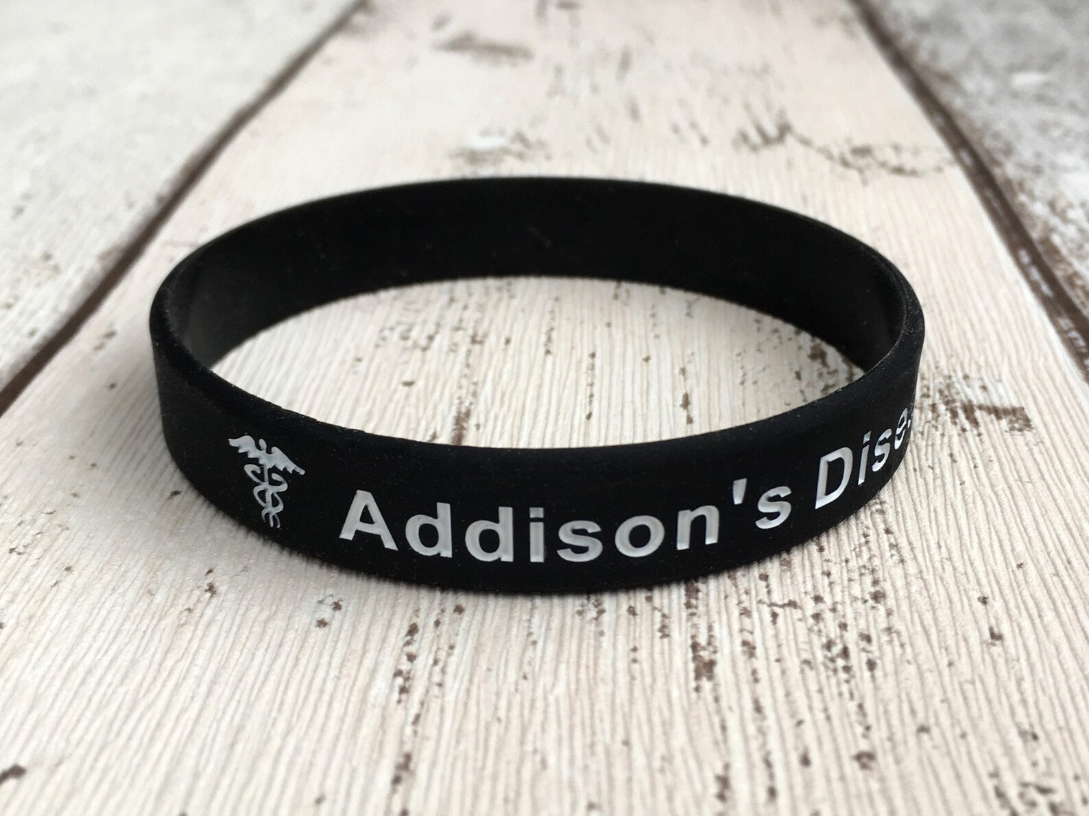 Addisons Disease Bracelet Medical ID Addison's Band Etsy