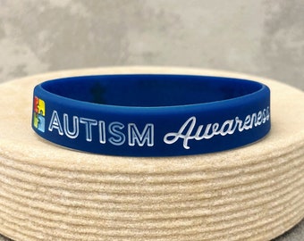 ALL COLORS Autism Awareness Puzzle Pieces Wristband Silicone Fundraising CHS SZ ALL COLORS Autism Awareness Puzzle Pieces Wristband Silicone Fundraising CHS SZ