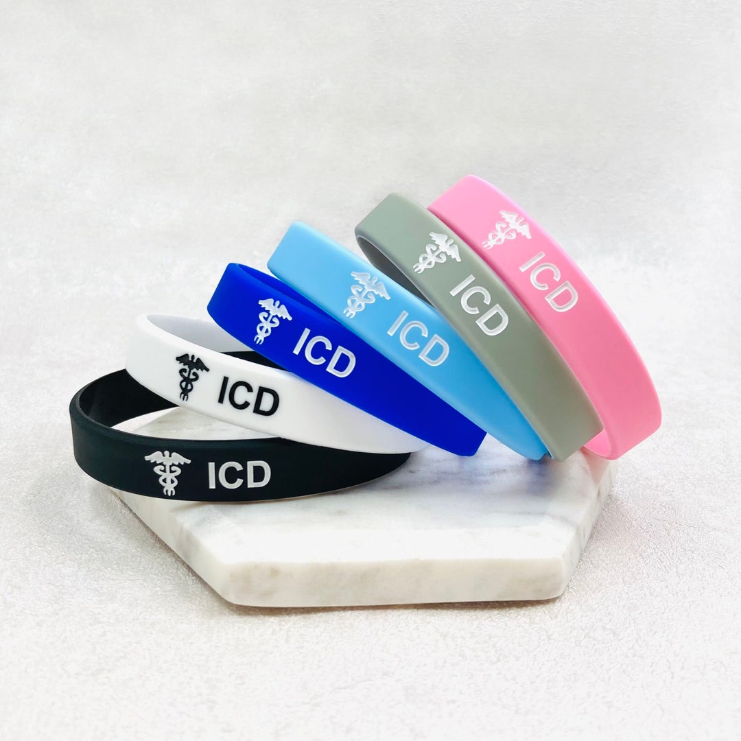 ICD Wristbands Implant Awareness Heart Implantable Cardiac Device Gift