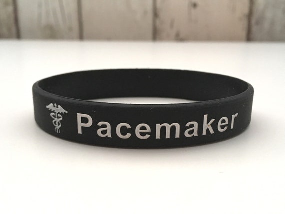 implanted defibrillator bracelet