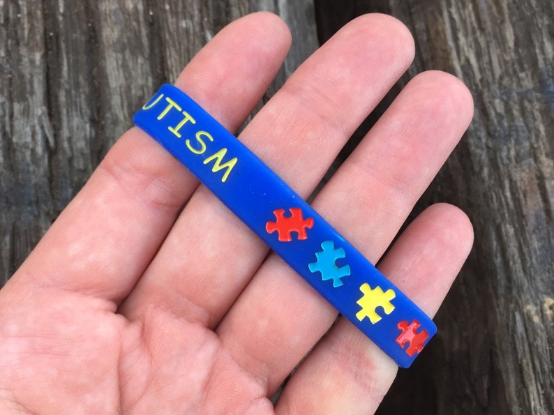 I Have Autism Wristband Medical ID Bracelet Autistic Aspergers Etsy