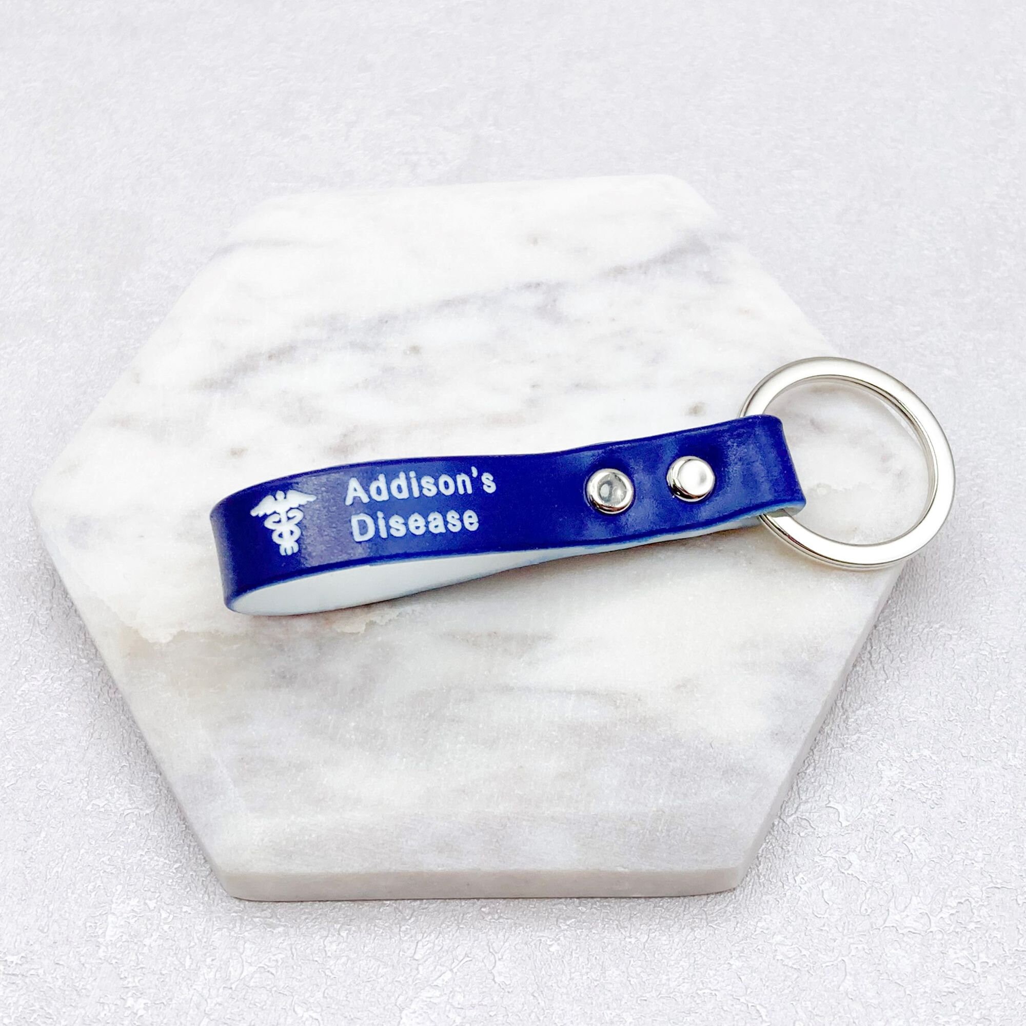 Addison’s Disease Keychain – Silicone Medical Alert Keyring - Etsy
