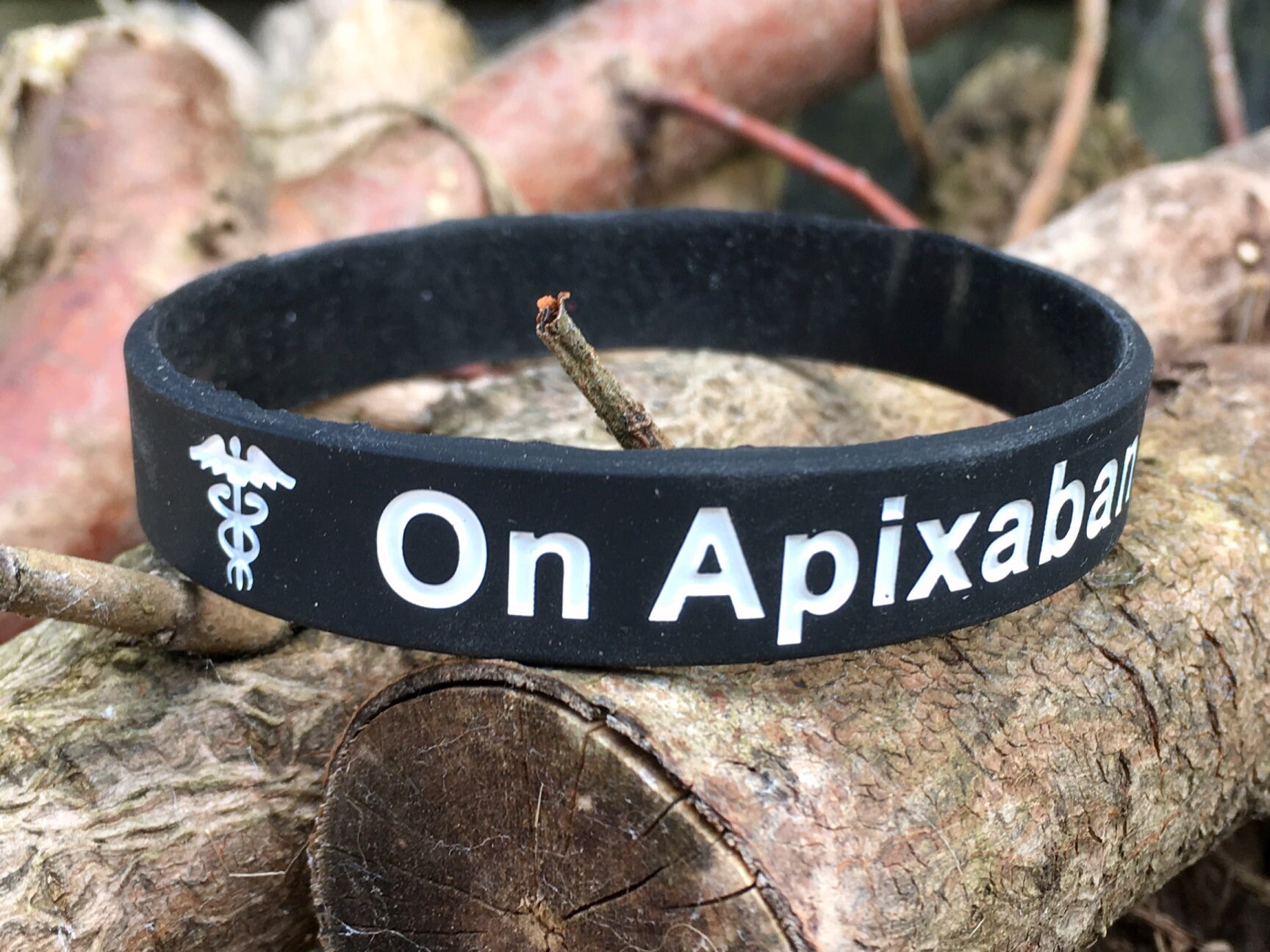 On Apixaban Medical Bracelet Medication Alert Wristbands Etsy UK