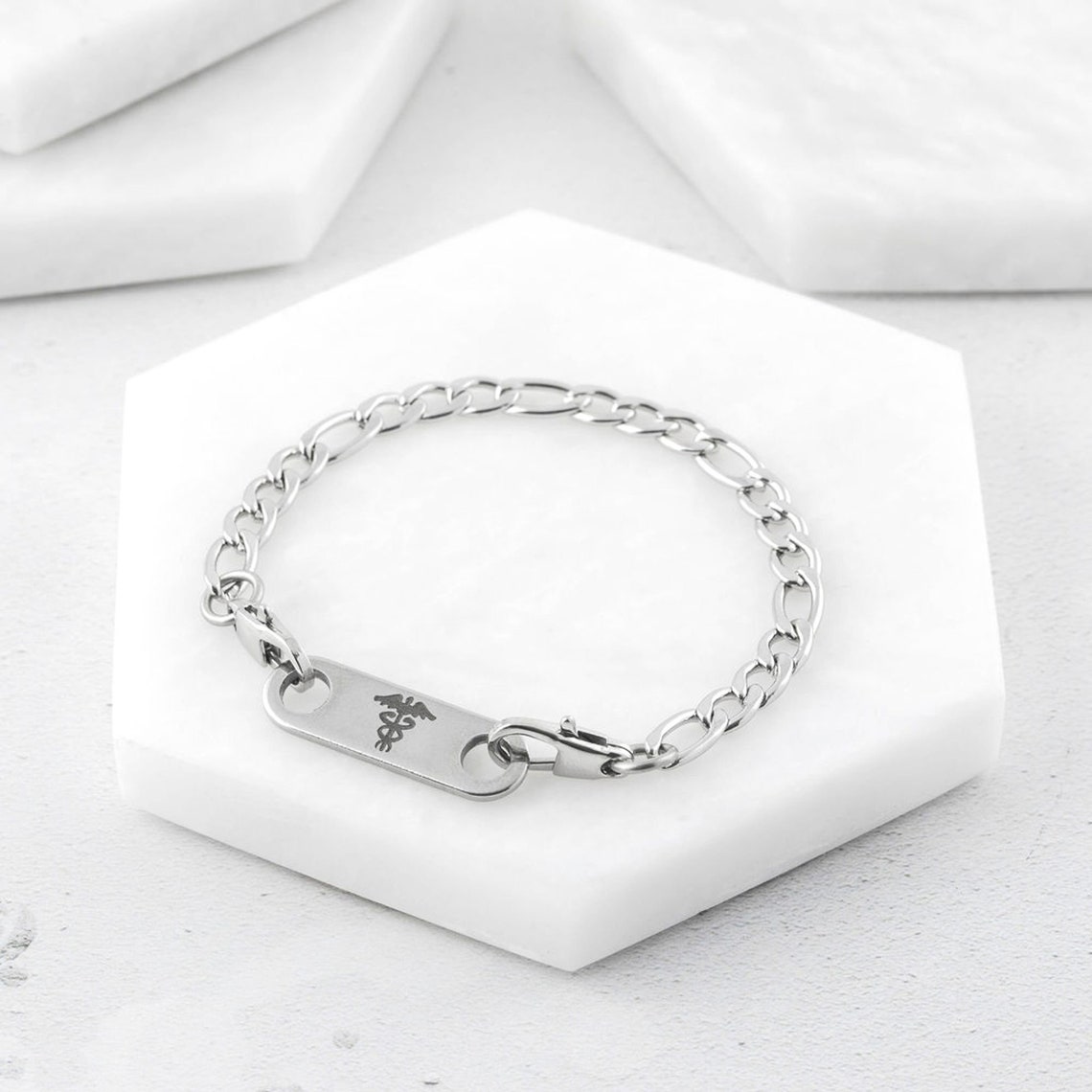 Custom Engraved Pacemaker Bracelet, Stainless Steel Medical Alert ...