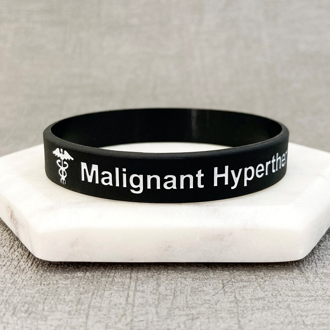 Malignant Hyperthermia Medical Band for Her Him Mens Womens Ladies