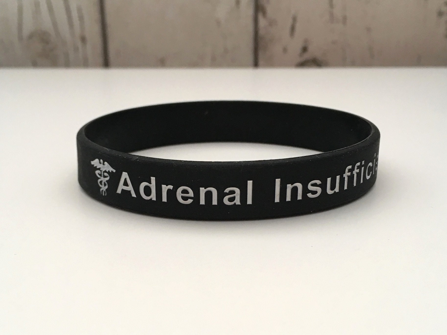 Adrenal Insufficiency Bracelet Medical ID Addison's Band Etsy