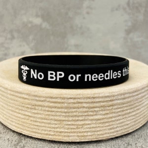 Pulsera médica sin presión arterial ni agujas para concientizar sobre la hinchazón Pulsera sin agujas para la presión arterial Pulseras para fístulas en el brazo Pulseras para hombres y mujeres