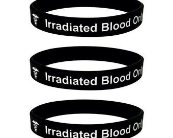 Irradiated blood best sale bracelet