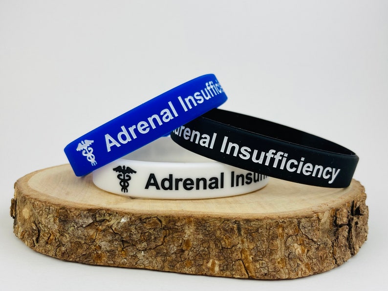 Adrenal Insufficiency Bracelet Medical ID Addison's Band Etsy