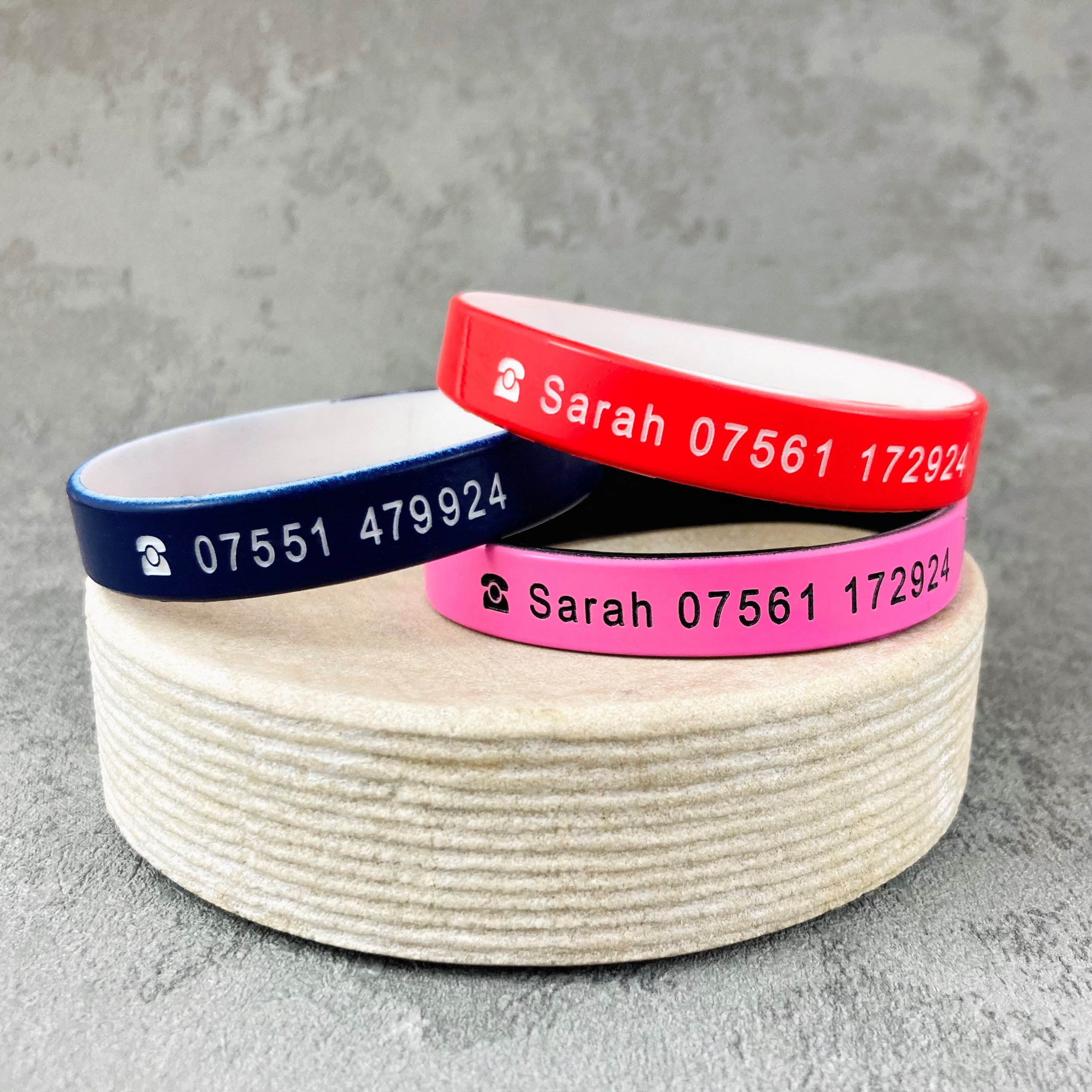 Shop Personalized Rubber Wristbands | UP TO 60% OFF
