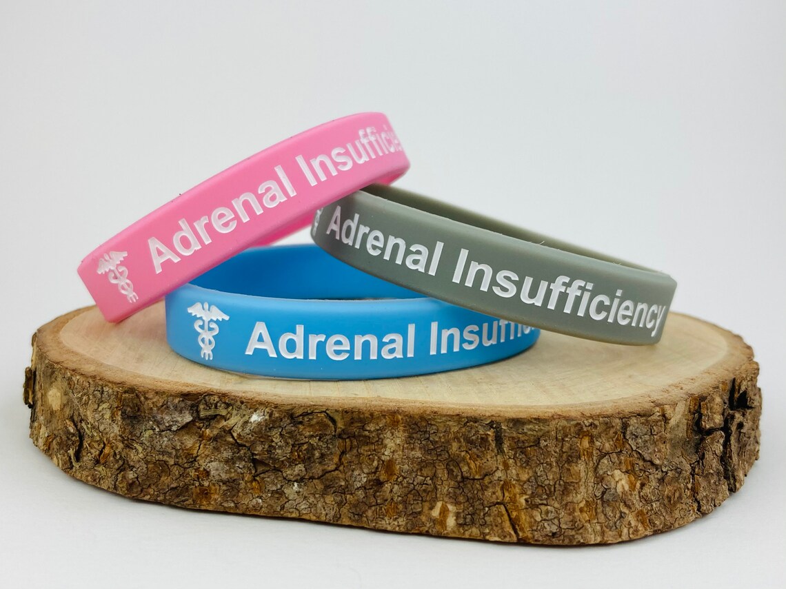 Adrenal Insufficiency Bracelet Medical ID Addison's Band Etsy