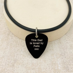 Collar personalizado para hombre con mensaje especial grabado para él, joyería personalizada, joyería para el día del padre, papá, hermano, regalos personalizados, himno del Reino Unido
