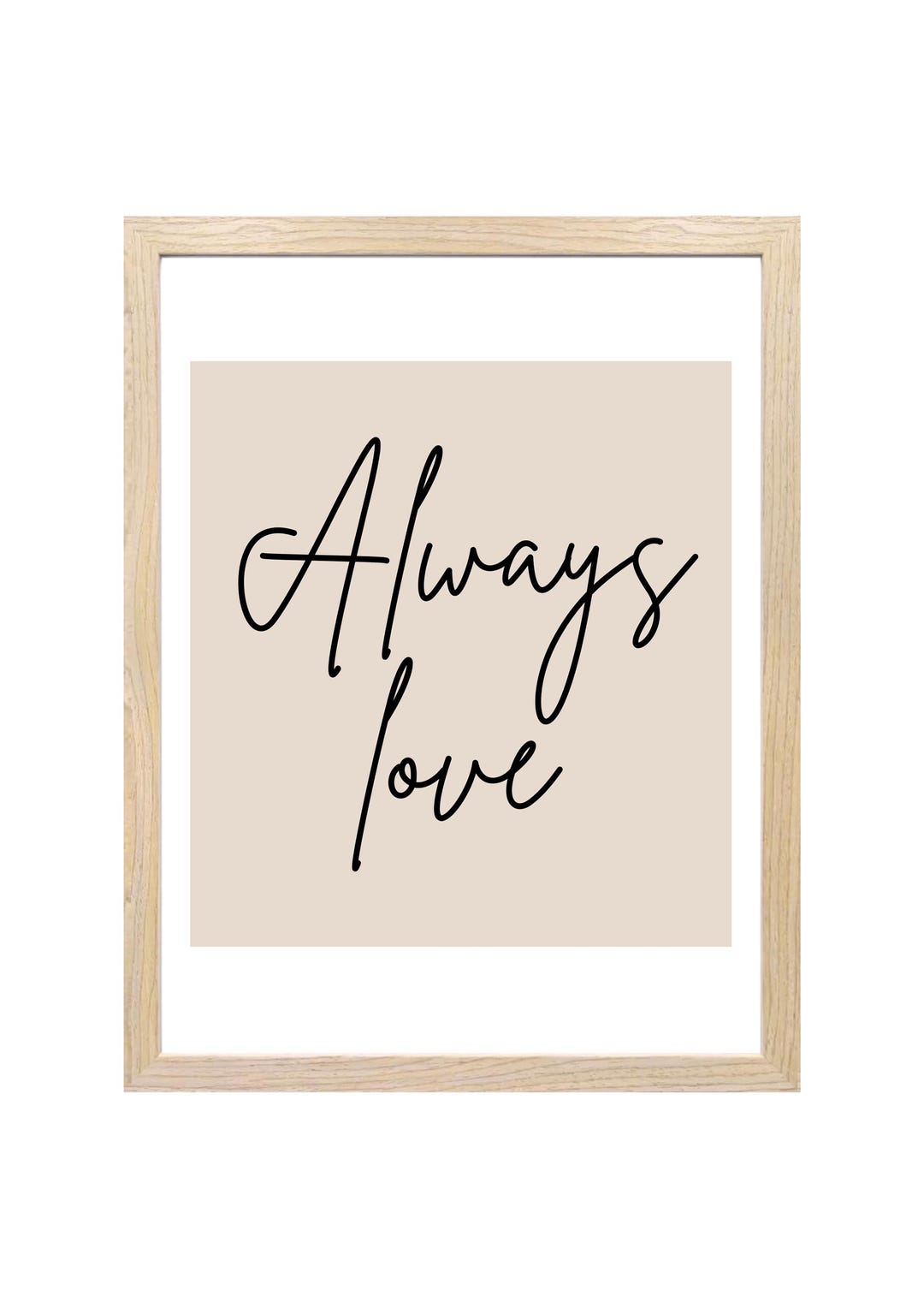 Love Always Framed Art