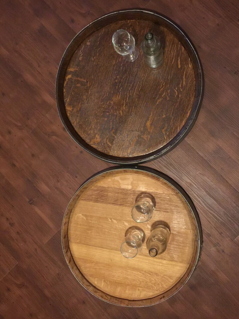 Rare XL Wine Barrel Top Lazy Susan Etsy