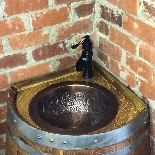 Copper Bar Sink Etsy