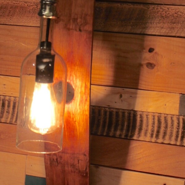 Bottle Wall Sconce Etsy