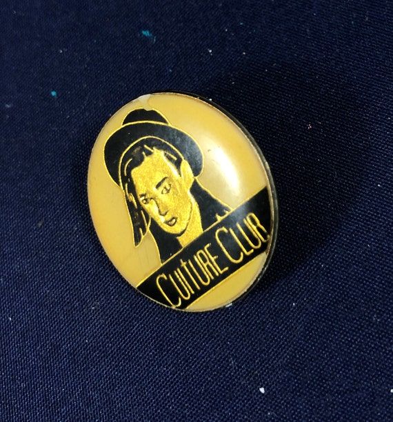 Culture Club Enamel Pin Back Button Badge