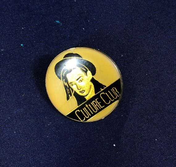 Culture Club Enamel Pin Back Button Badge