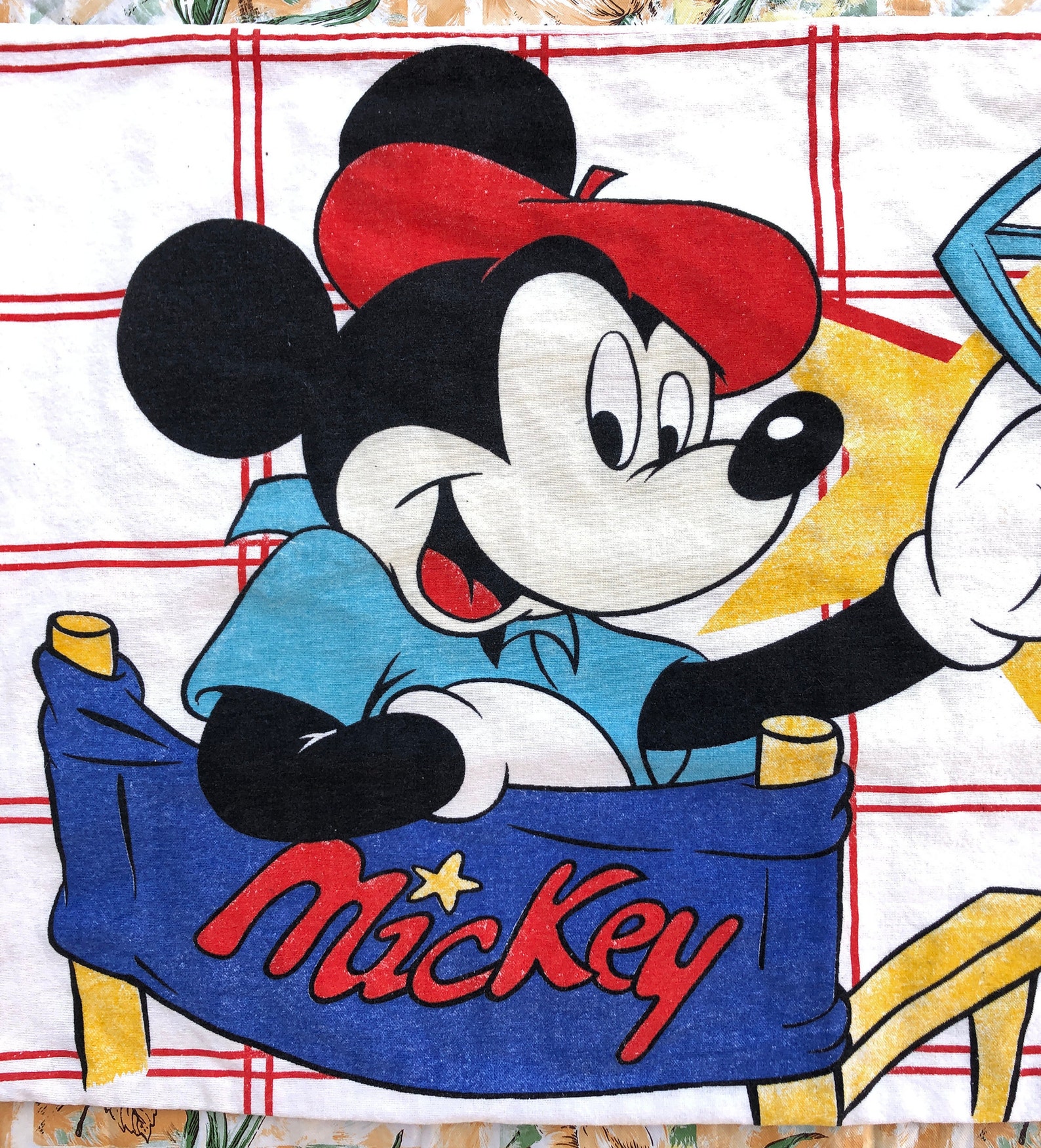 Mickey Mouse Kissenbezug 90er Jahre Disney Standard Größe ...