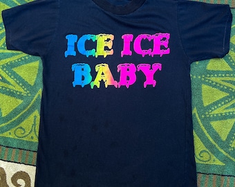 Ice Ice Baby 90s Vintage t-shirt Small Vanilla Ice