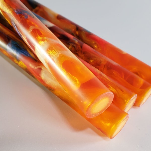Naval Orange Pen Blank