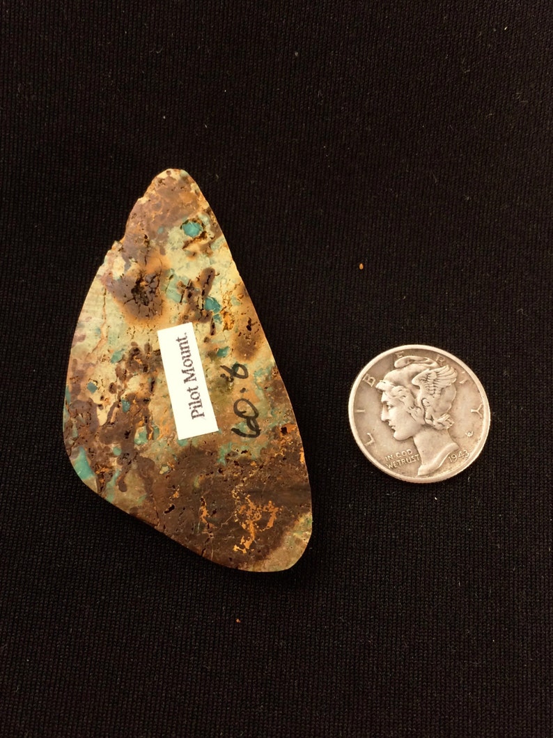 Pilot Mountain Turquoise Large Natural Cabochon 60.8 CTS Etsy UK