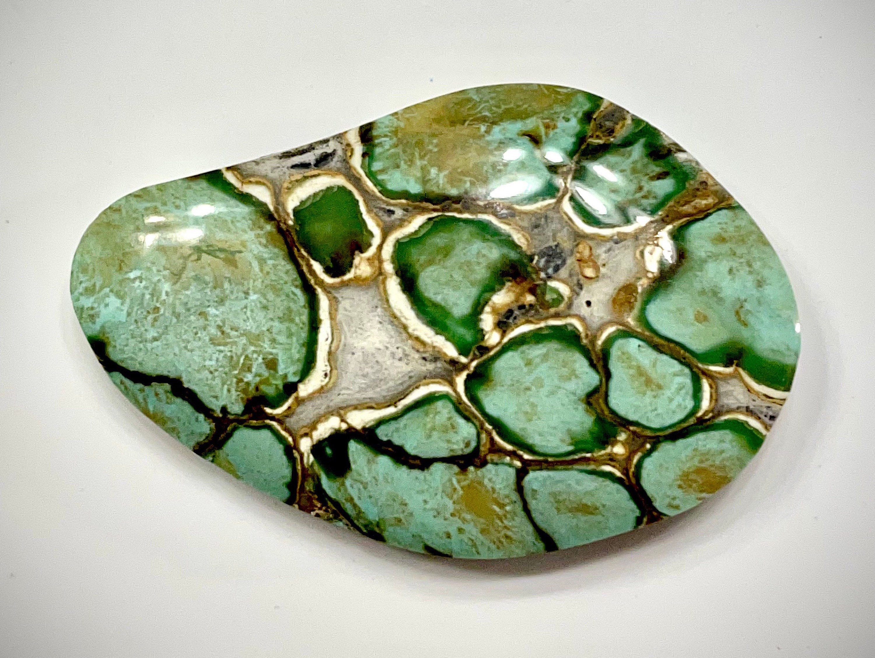 Damele Turquoise Large Natural Gem High Grade Cabochon 34.6 - Etsy